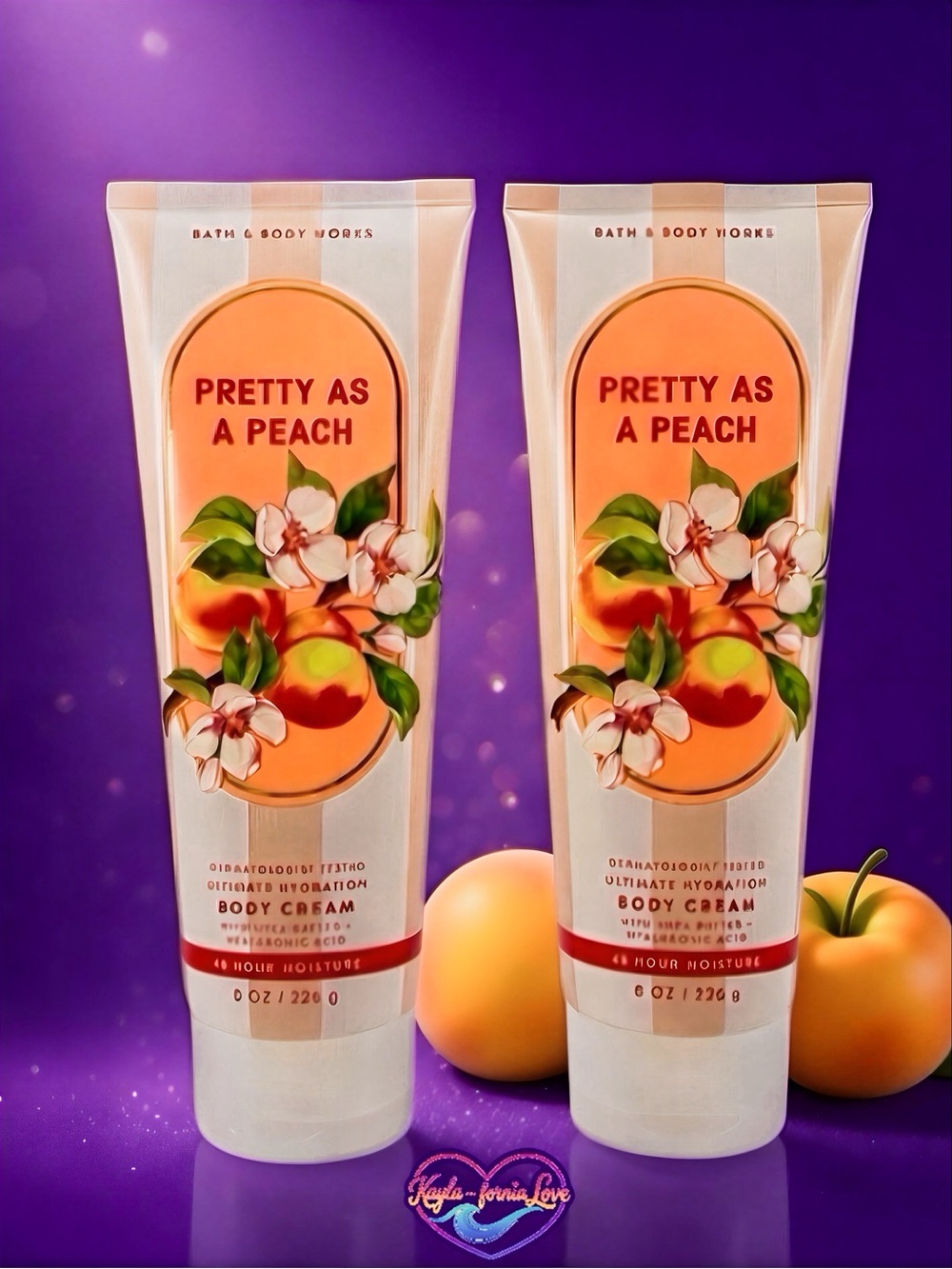 Bath & Body Works Pretty As A Peach Ultimate Hydration Body Cream Duo